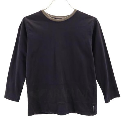 ARMANI JUNIOR アルマーニジュニア 長袖 Tシャツ 6A 116cm ネイビー系 ロンT