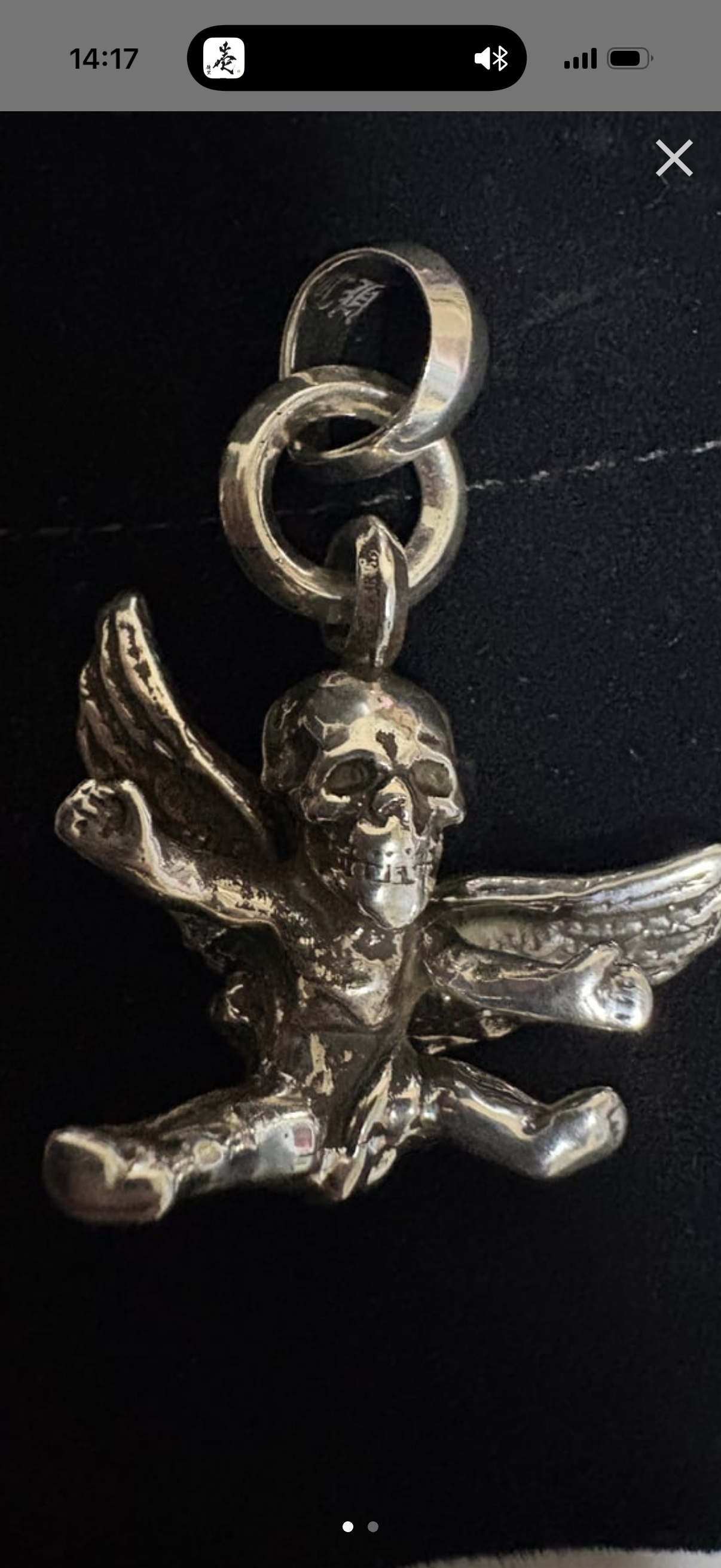 Chrome Hearts Foti Miss Lerlene Pendant "Silver"