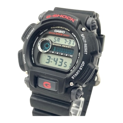 CASIO カシオ G-SHOCK ジーショック クォーツ 腕時計 DW-9052 ブラック x レッド