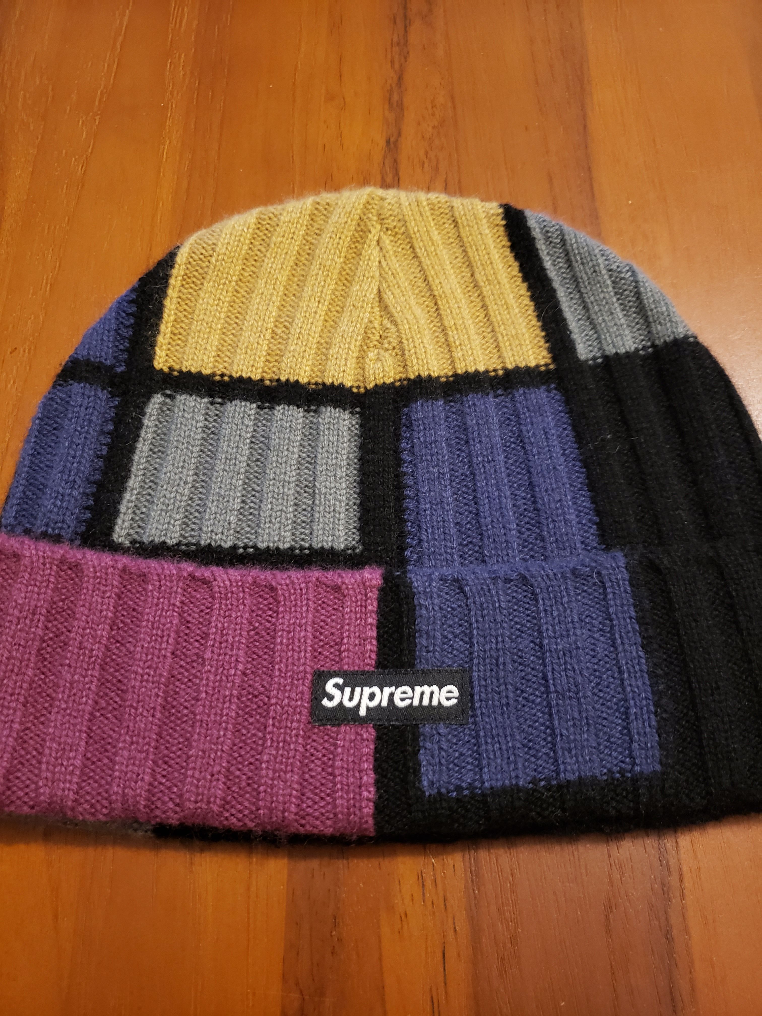 Supreme Cashmere Beanie "Purple Multi"