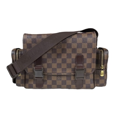 ルイヴィトン リポーター メルヴィール ダミエ ショルダーバッグ ダミエキャンバス N51126 ブラウン レディース LOUIS VUITTON 中古