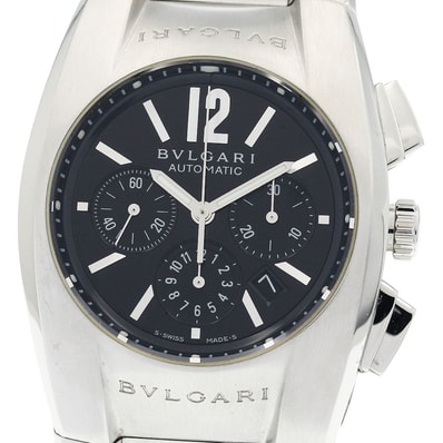 ★箱・保 ブルガリ エルゴン クロノグラフ EG35SCH ボーイズ 【中古】