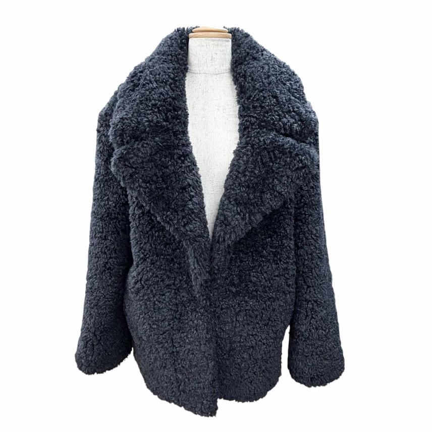 A (未使用に近い)】極美品 ステラマッカートニー フェイクファーコート A (未使用に近い)】極美品 ステラマッカートニー フェイクファーコート