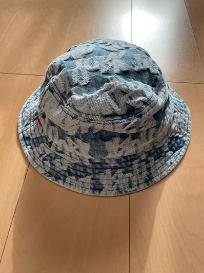 Supreme Fat Tip Jacquard Denim Crusher "Blue"