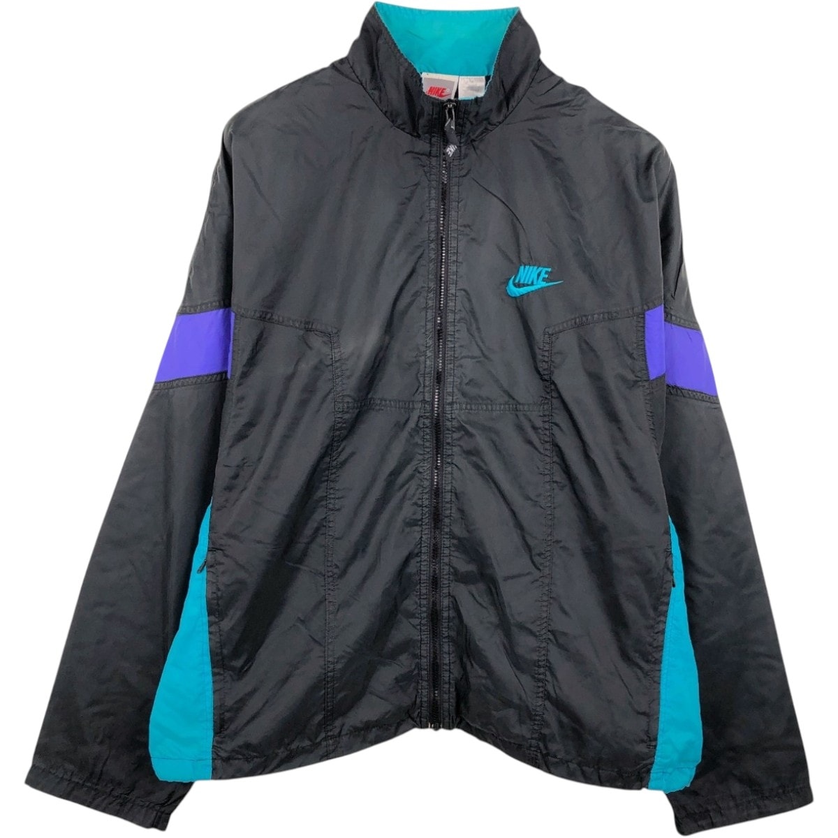 古着 90年代 ナイキ NIKE 銀タグ ナイロンジャケット メンズL相当/eaa676213