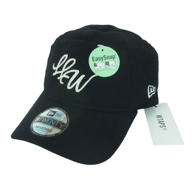 WTAPS ダブルタップス 25AW 252NENED-HT02 NEW ERA 9TWENTY Cap WONY Flannel Charcoal ナイントゥエンティー ウォニー フランネル ニューエラ ウール キャップ 00 未使用 【中古】