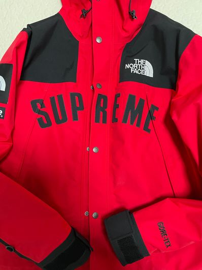 Supreme x The North Face Arc Logo Mountain Parka "Red"