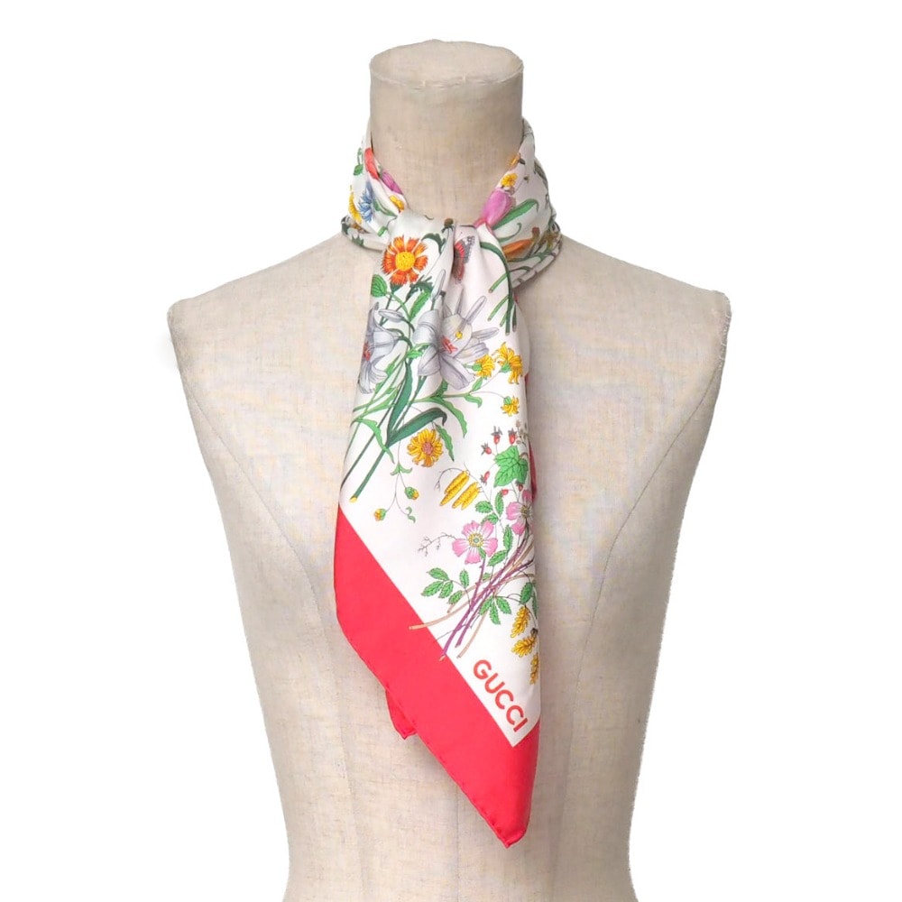 A (未使用に近い)】□美品□GUCCI グッチ ヴィンテージ フローラ