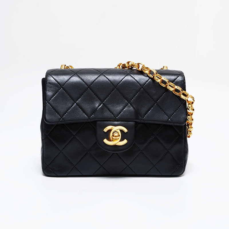 シャネル CHANEL ミニマトラッセ シングルフラップ ショルダーバッグ【中古】