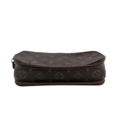 ルイヴィトン LOUIS VUITTON 化粧ポーチ モノグラム トゥルースブラッシュGM M47505 ブラウン