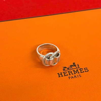 HERMES エルメス ドゥザノー リング シルバー925 リング・指輪 8号 シルバー
42905