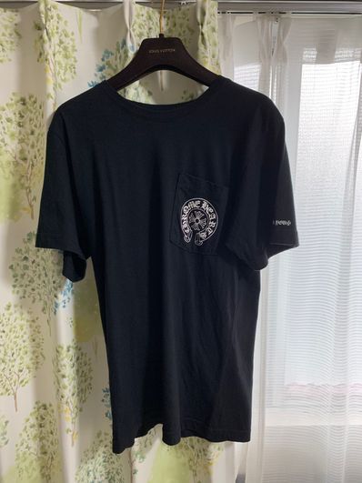 Chrome Hearts Horse Shoe Logo Pocket T-Shirt Fuck You "Black"