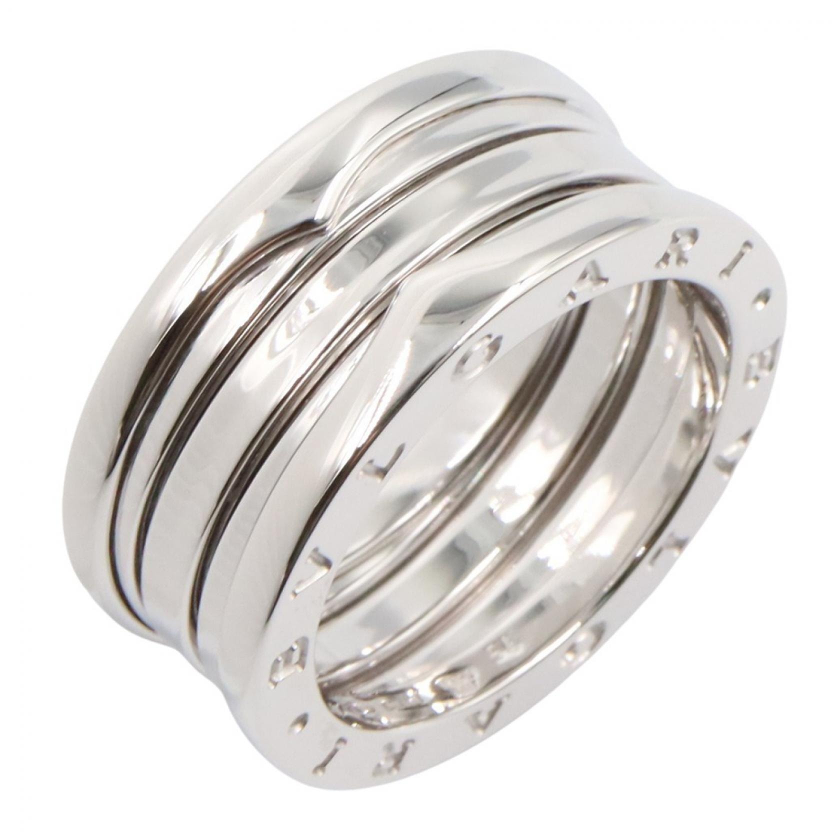 ブルガリ BVLGARI B-zero1 ビーゼロワン リング 4バンド リング・指輪 ジュエリー K18WG(ホワイトゴールド) レディース シルバー系 346594 【中古】