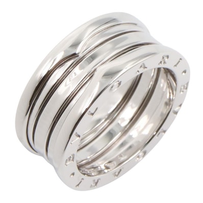 ブルガリ BVLGARI B-zero1 ビーゼロワン リング 4バンド リング・指輪 ジュエリー K18WG(ホワイトゴールド) レディース シルバー系 346594 【中古】