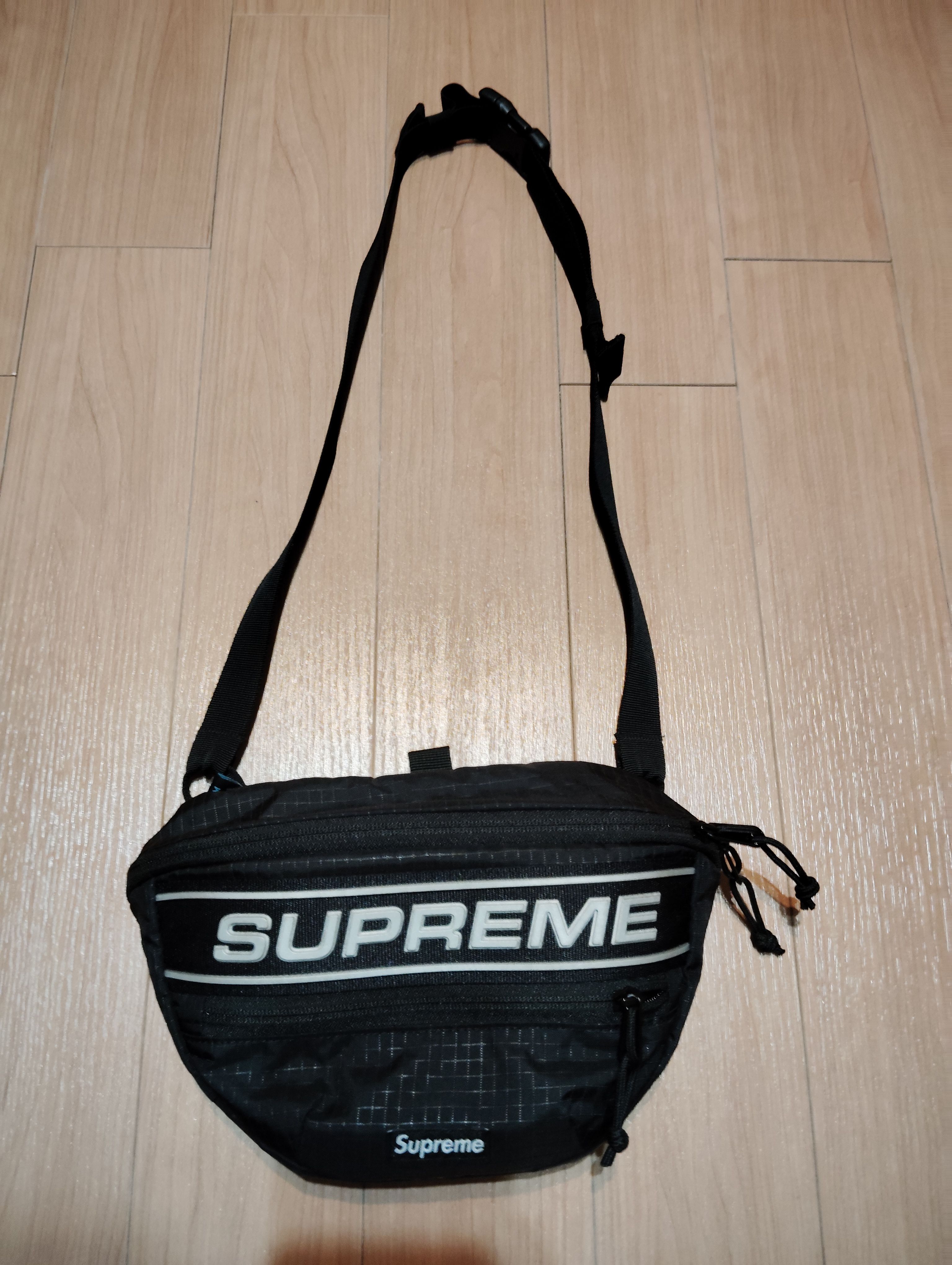 新品 Supreme シュプリーム Waist Bag ウエストバック 23aw Supreme（シュプリーム） 23AW Leather Waist Bag ボックスロゴ レザー