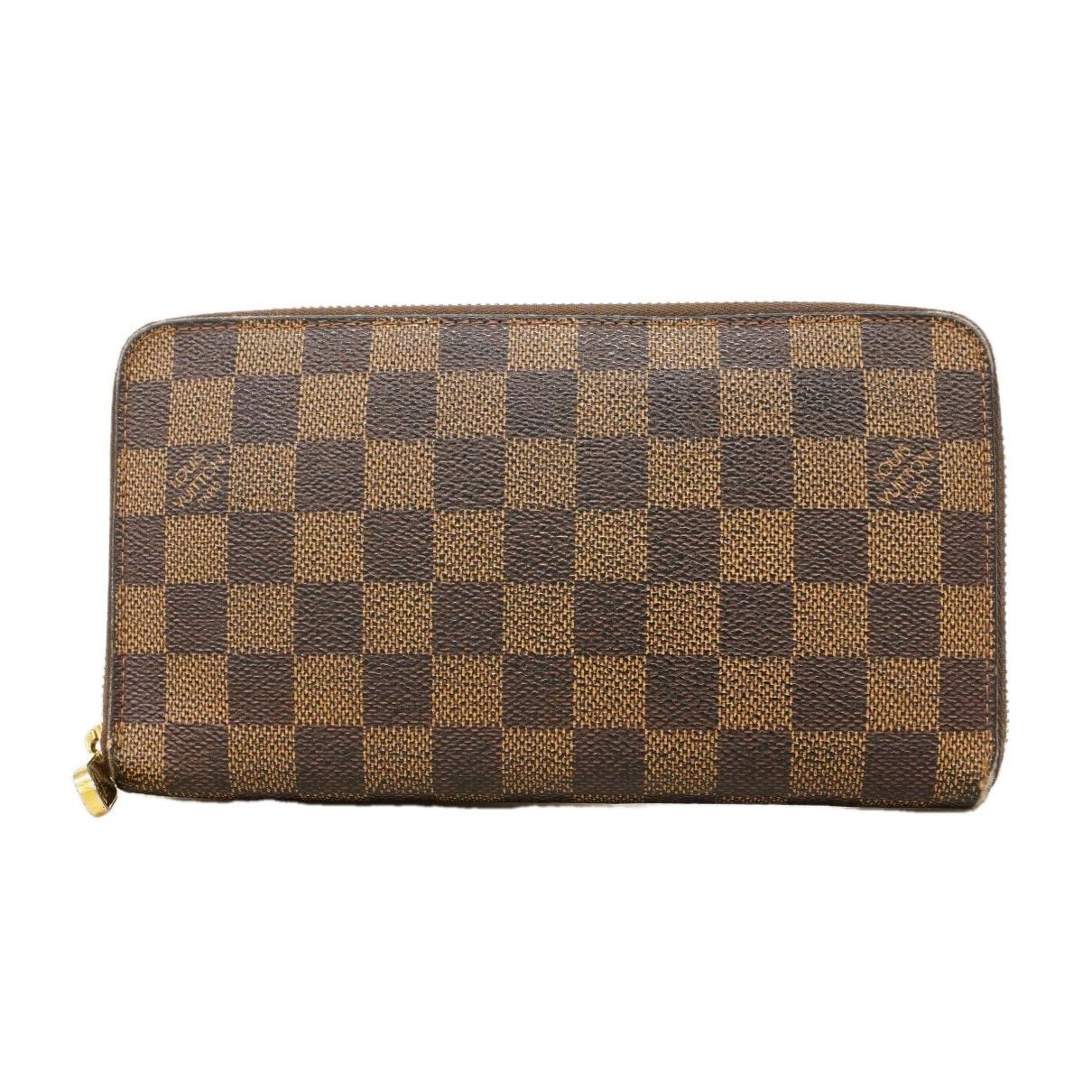 【6eb1404】ルイヴィトン 長財布 ダミエ ジッピーオーガナイザー N60003 エベヌ【中古】メンズ レディース ユニセックス