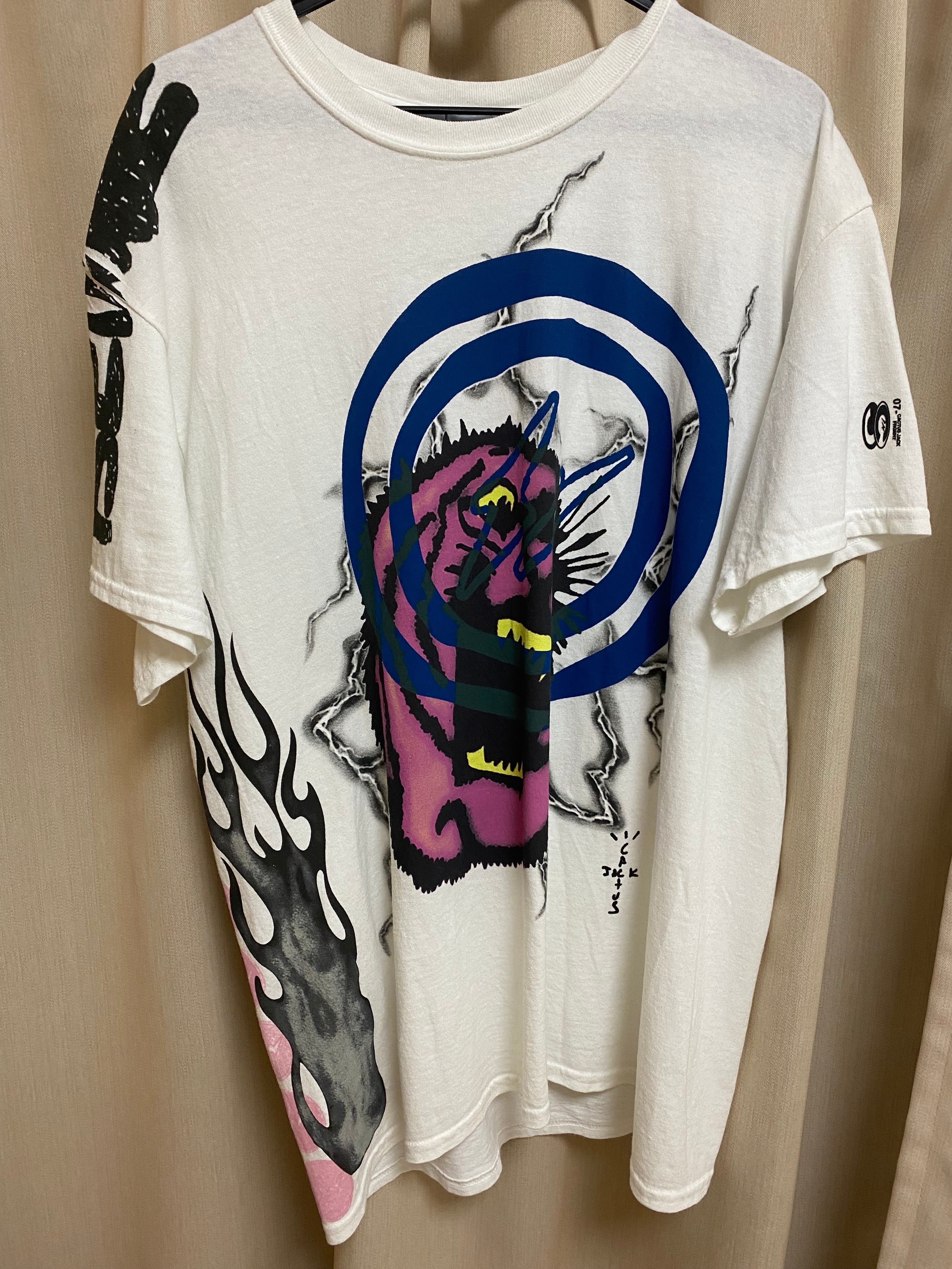 Travis Scott Cactus Jack For Fragment Sunrise Tee "White"