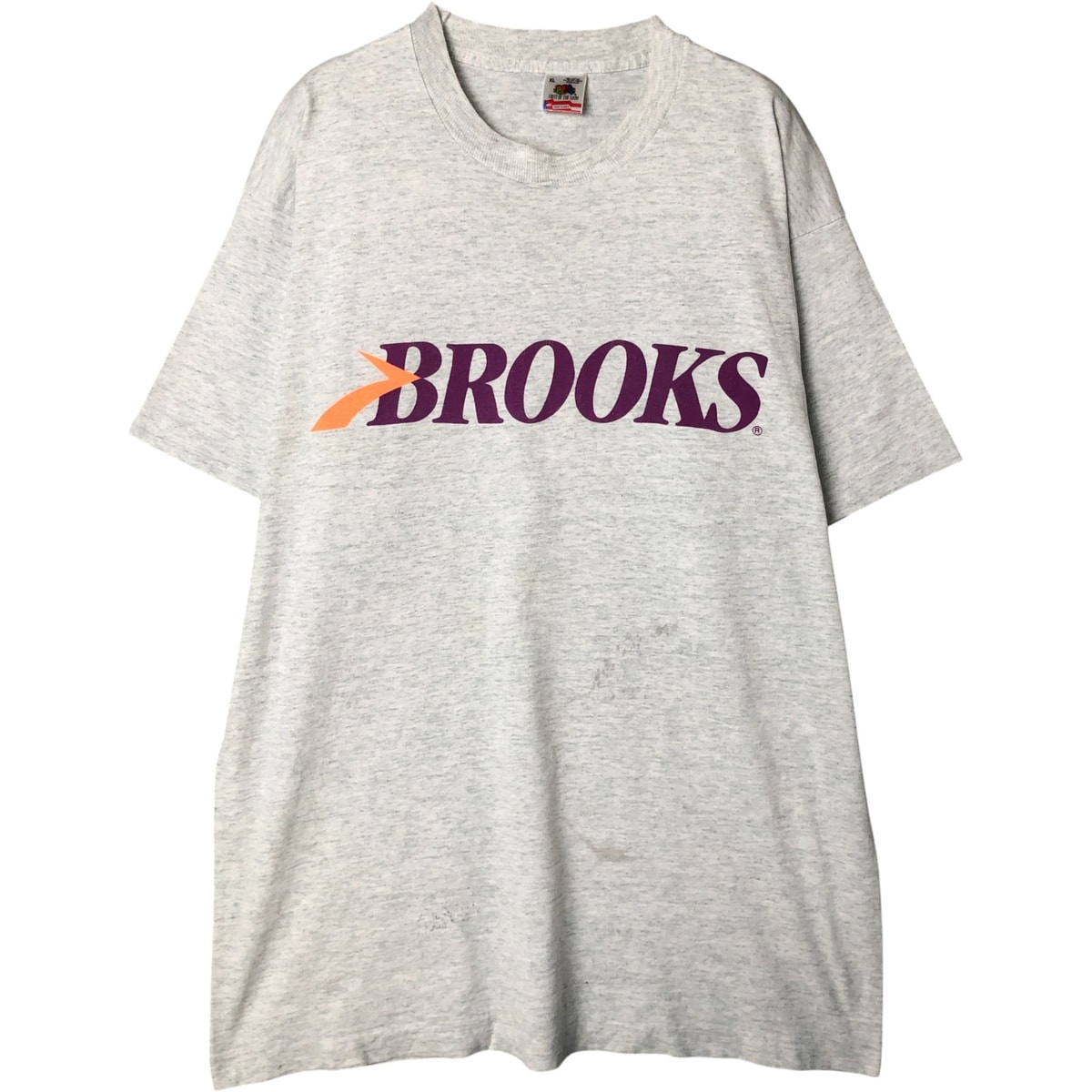 古着 90年代 フルーツオブザルーム FRUIT OF THE LOOM BROOKS アドバタイジングTシャツ USA製 メンズXL相当/eaa585589