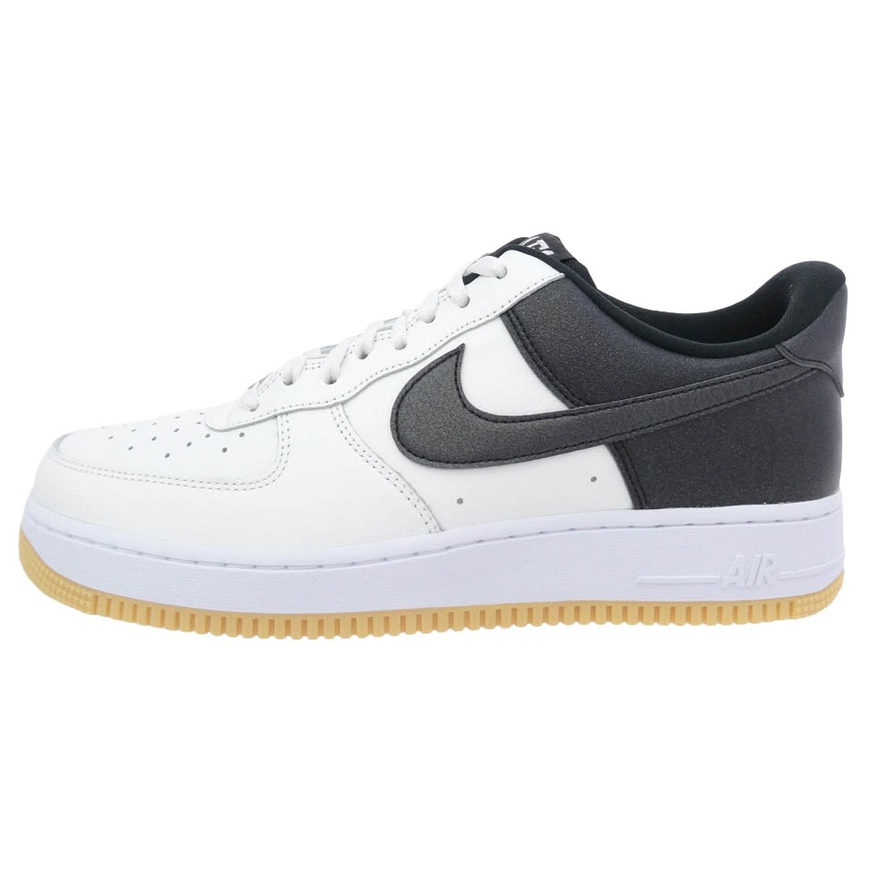 NIKE ナイキ スニーカー Air Force 1 Low 07 LV8 Summit White Black Metallic Silver AF1 エアフォース ロー スニーカー ホワイト系 ブラック系【極上美品】【中古】