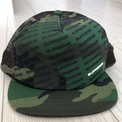 supreme Repeat Mesh Back 5-panel Cap