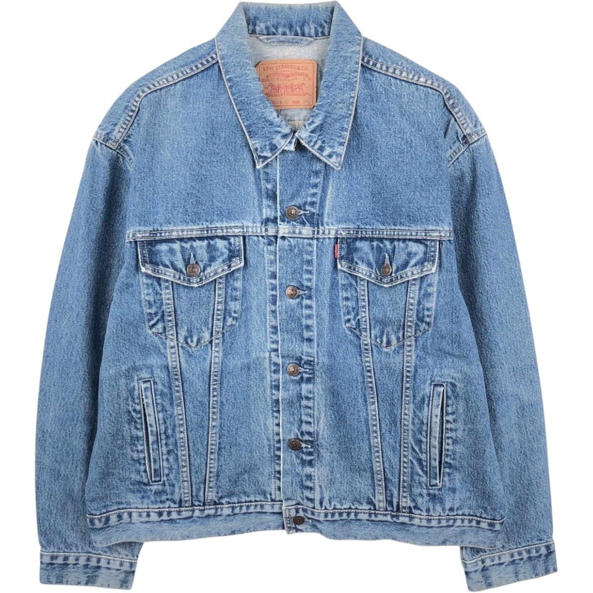 古着 90年代 リーバイス Levi's 70503-02 デニムジャケット Gジャン メンズXXL相当 ヴィンテージ/eaa663753
