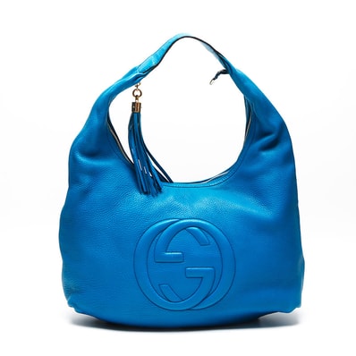 グッチ GUCCI ソーホー チャーム Gスティッチ フリンジ ワンショルダー ショルダーバッグ【中古】