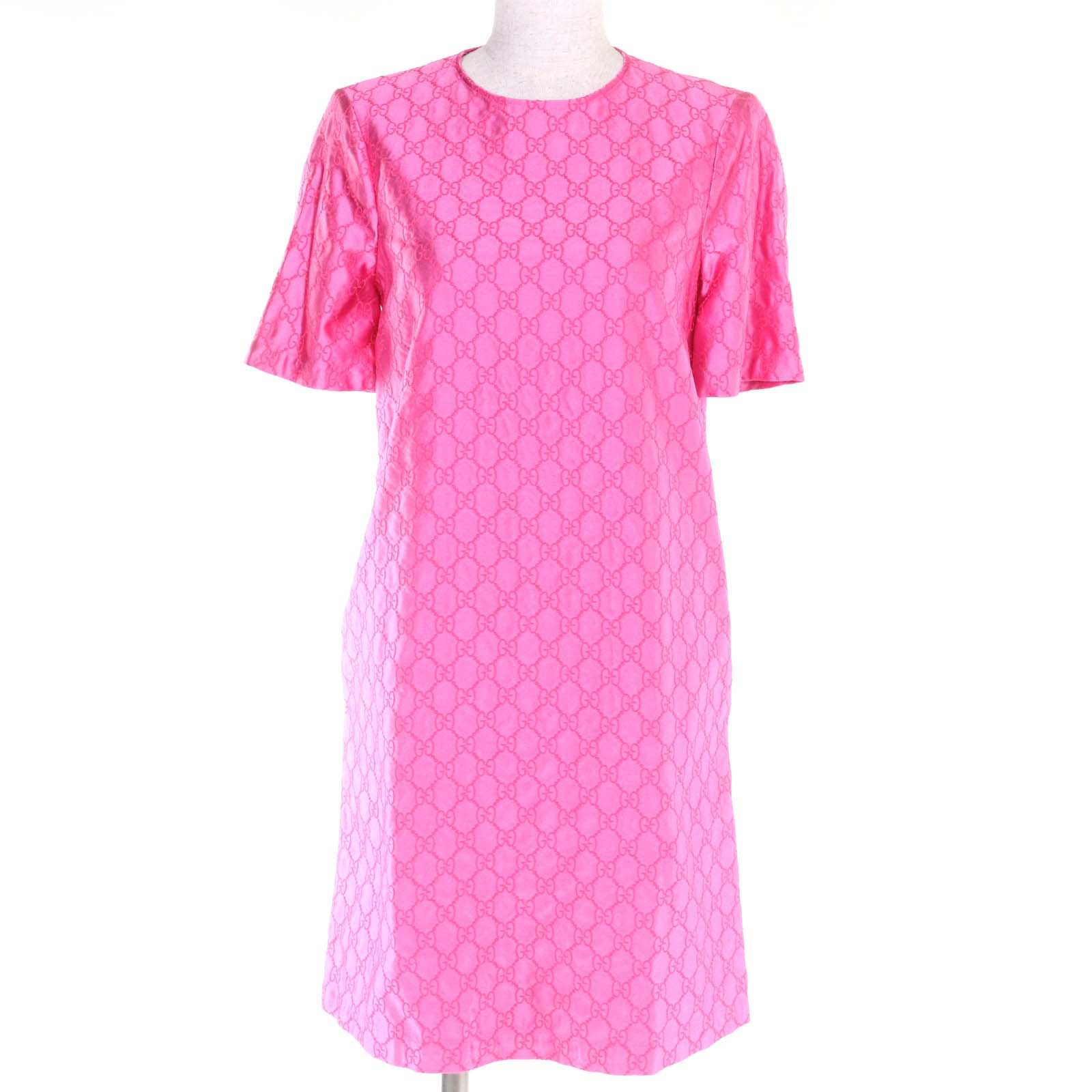 未使用品 グッチ ワンピース ピンク レディース 36 703817