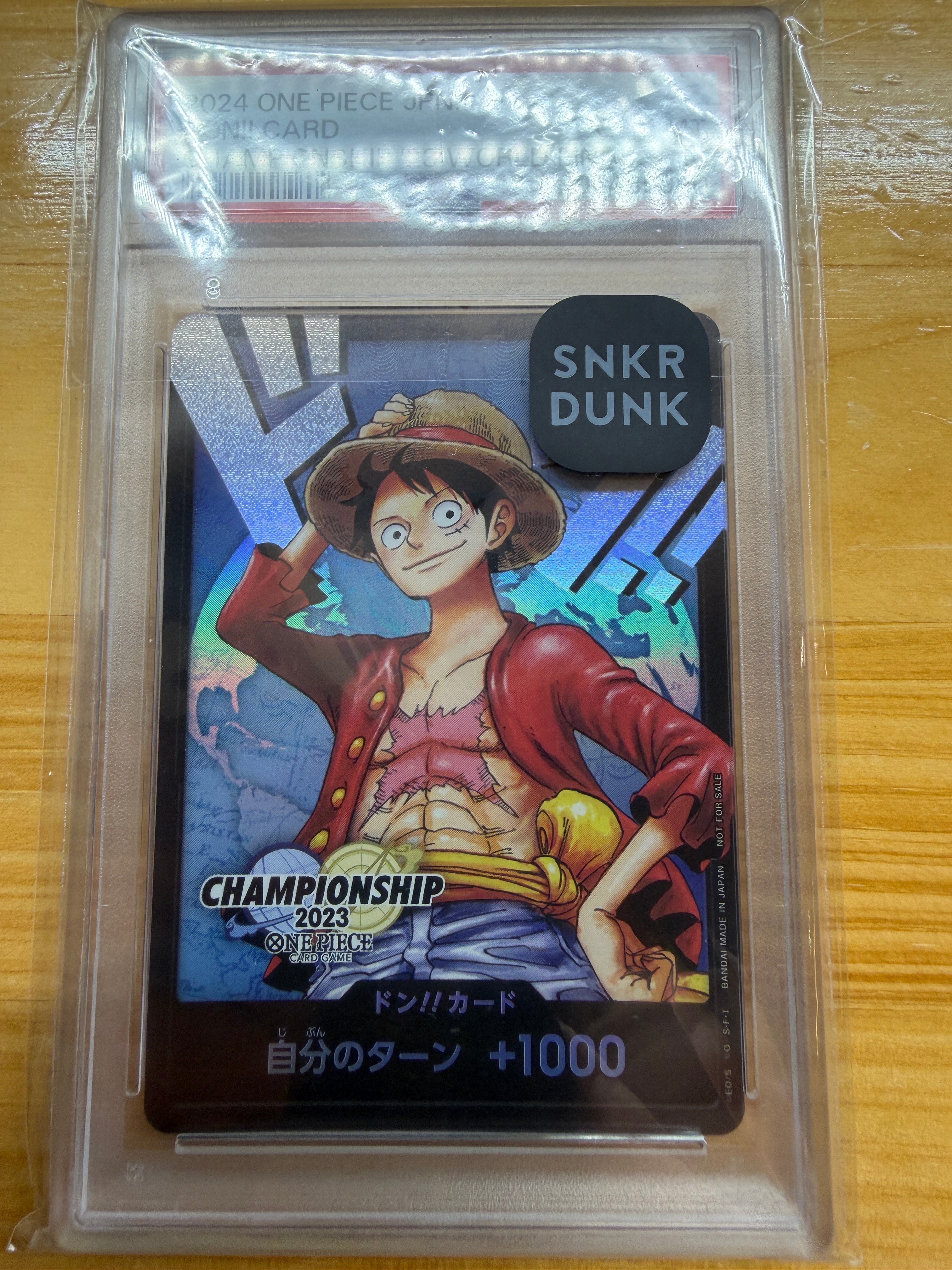 PSA10】ドン!!カード : モンキー・D・ルフィ (プロモーションカード