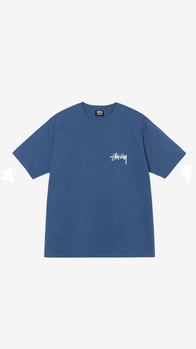 Stussy Diced Out Tee "Navy"