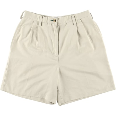 古着 トミーヒルフィガー TOMMY HILFIGER GOLF ツータック ショーツ ショートパンツ レディースL(w30)相当/eaa580630