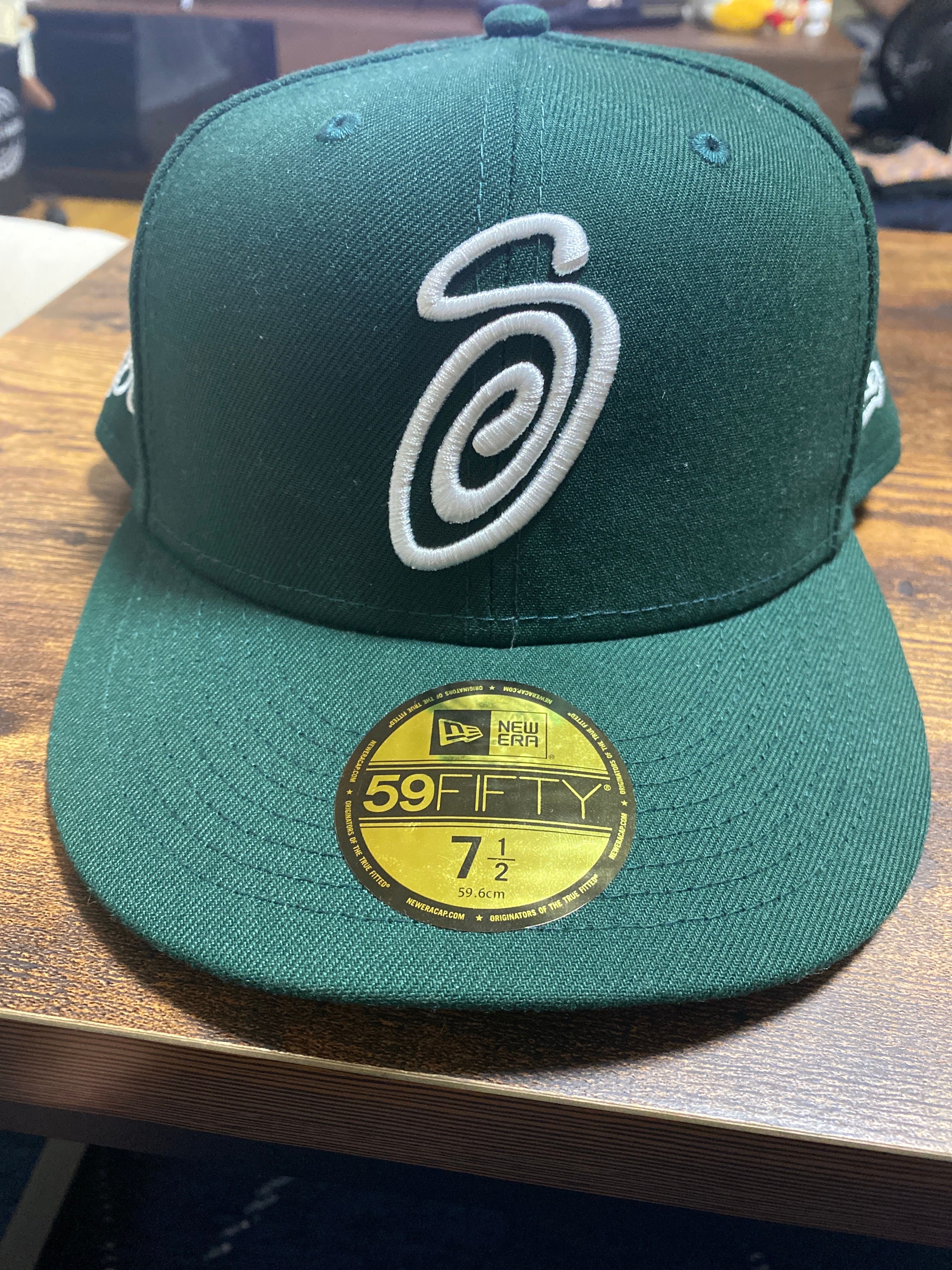 Stussy CURLY S NEW ERA CAP "Green"