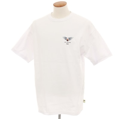 【中古】エスエスズィー SSZ 2026年春夏 コットン クルーネック 半袖Tシャツ ホワイト【サイズM】【メンズ】