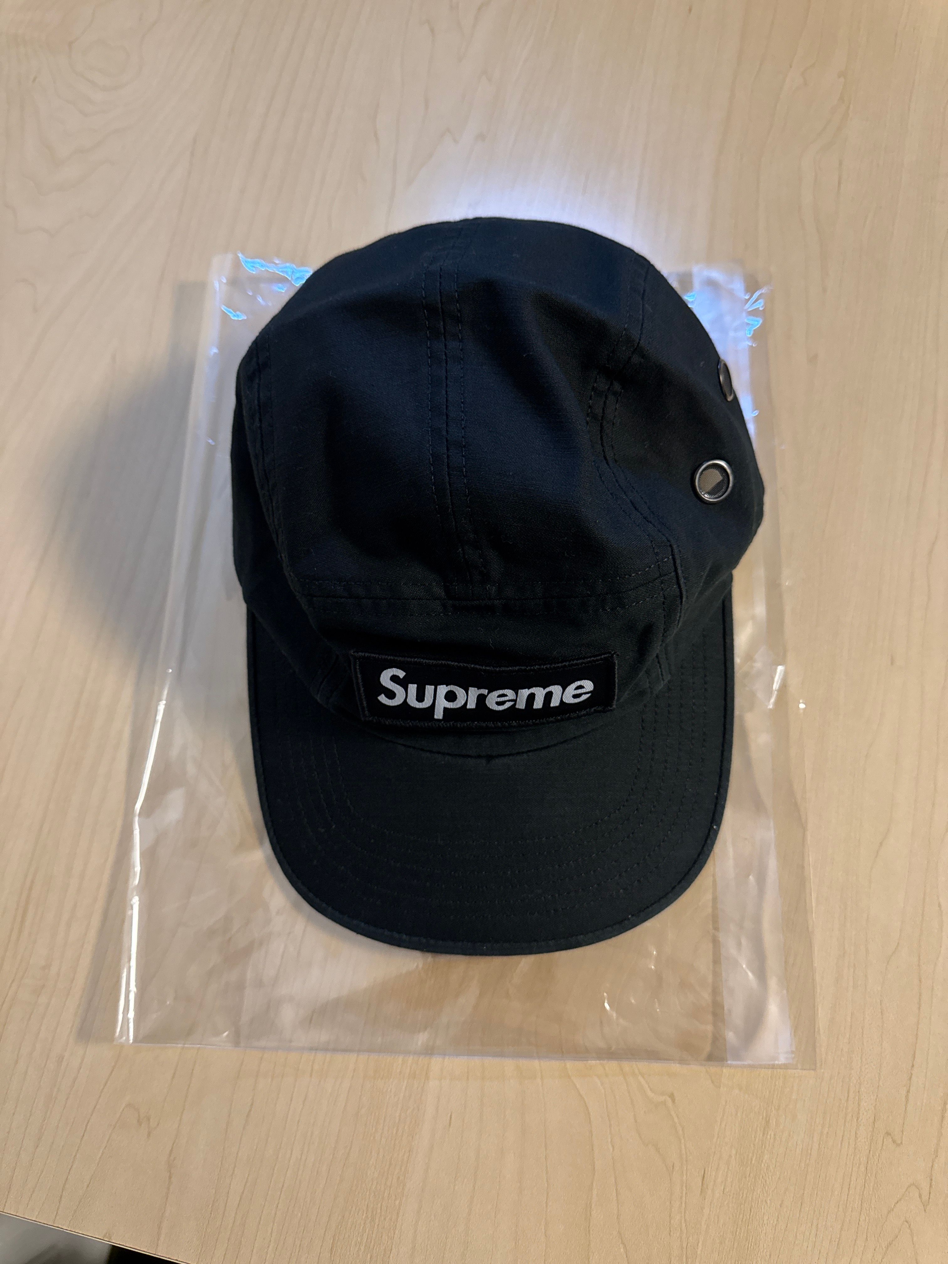 Supreme Military Camp Cap "Black" (24SS)