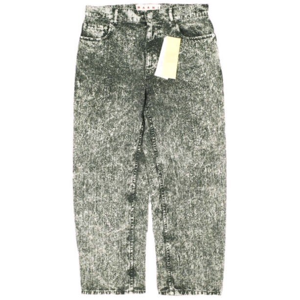 A (未使用に近い)】MARNI マルニ 24SS イタリア製 MARBLE DYED DENIM A (未使用に近い)】MARNI マルニ 24SS イタリア製 MARBLE DYED DENIM