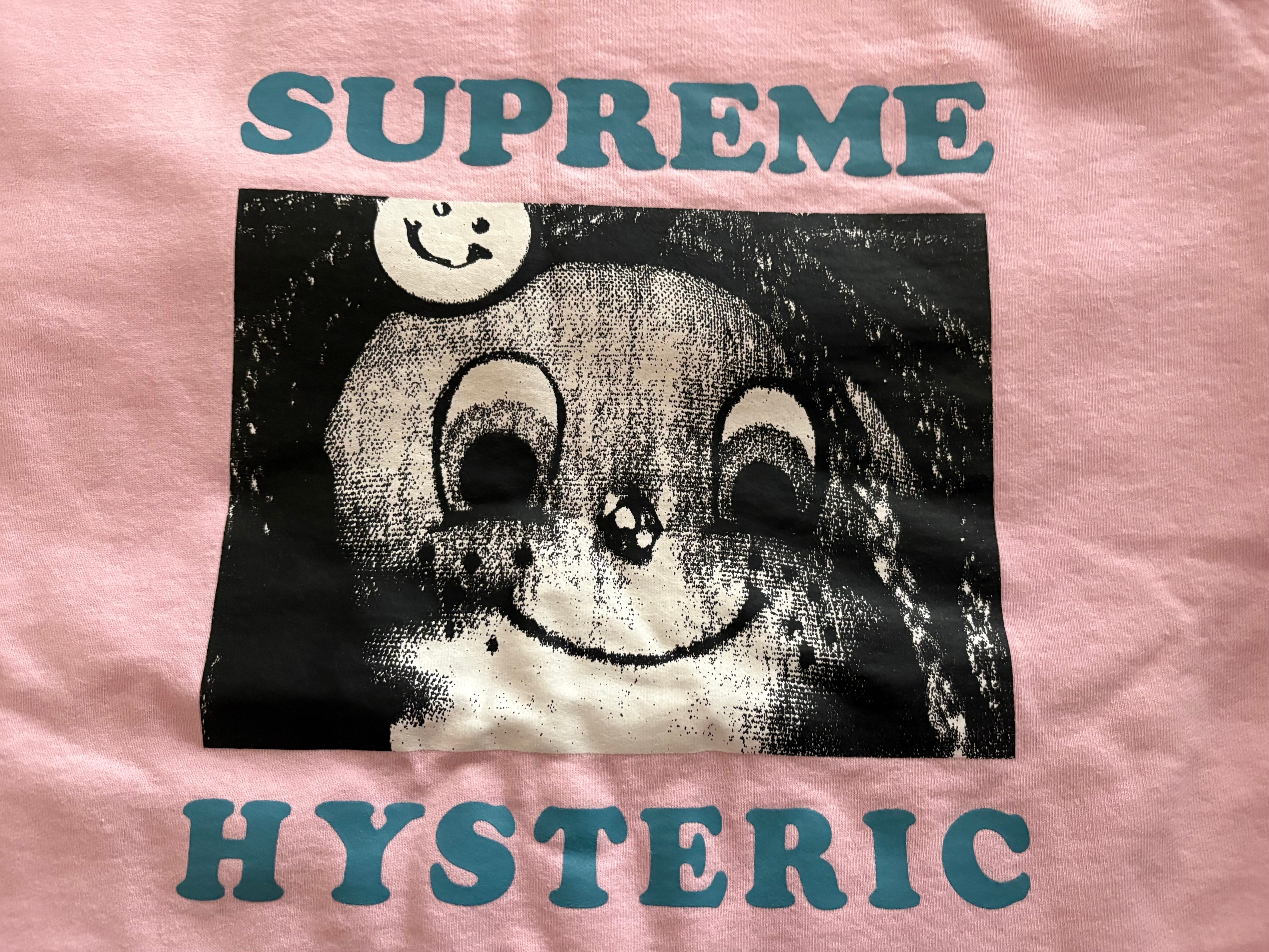 Supreme x HYSTERIC GLAMOUR Crewneck "Pink"
