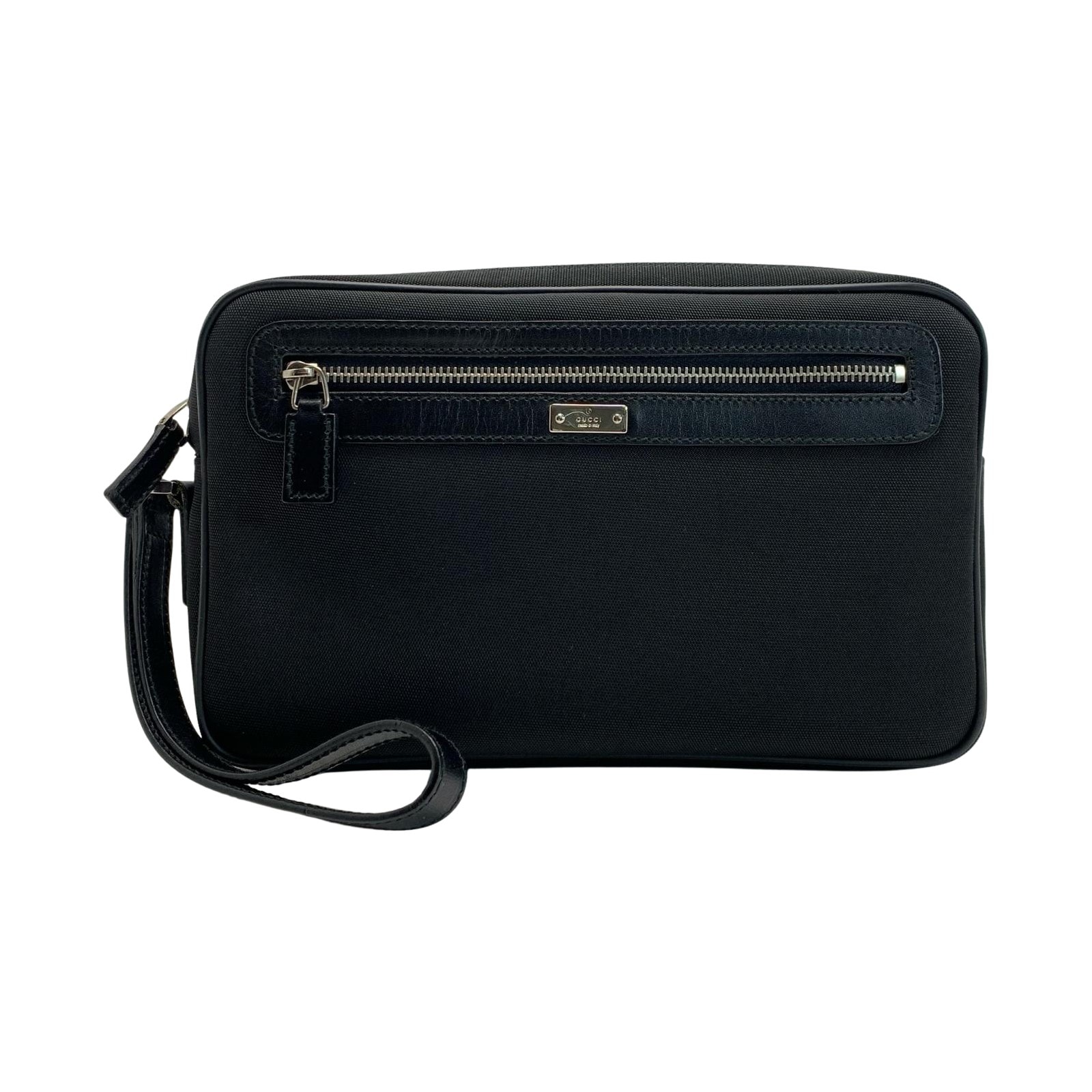 ☆☆GUCCI グッチ セカンドバッグ キャンバス 73956 ブラック 袋有