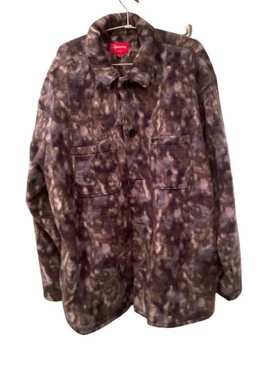 Supreme Paisley Fleece Shirt "Purple"