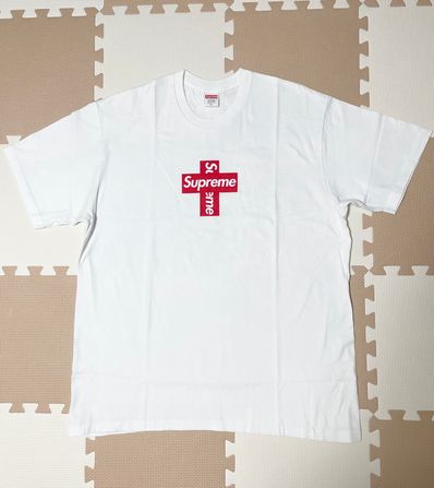 Supreme Cross Box Logo Tee "White"
