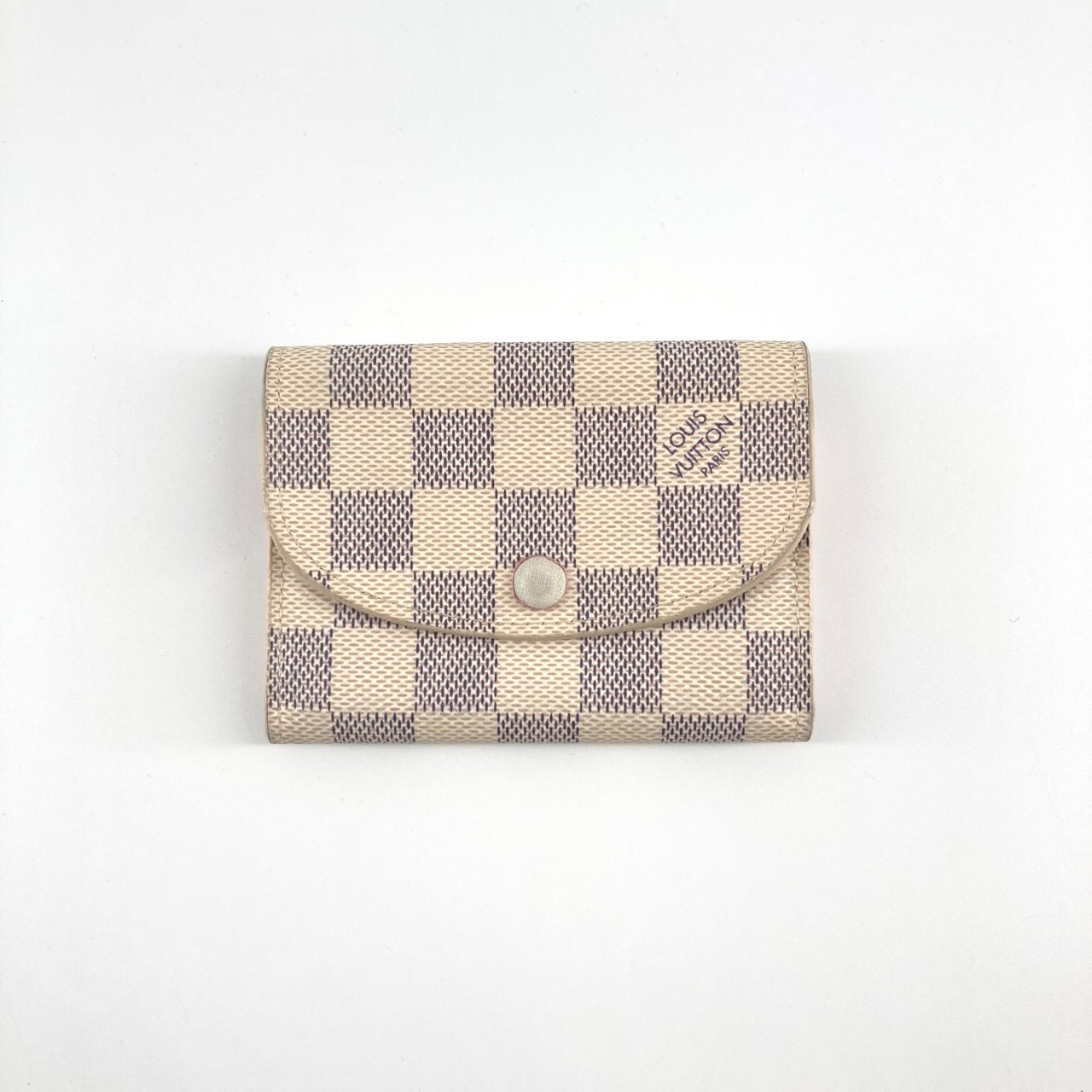 LOUIS VUITTON(ルイ・ヴィトン) ポルトモネロザリ コインケース ホワイト×ピンク