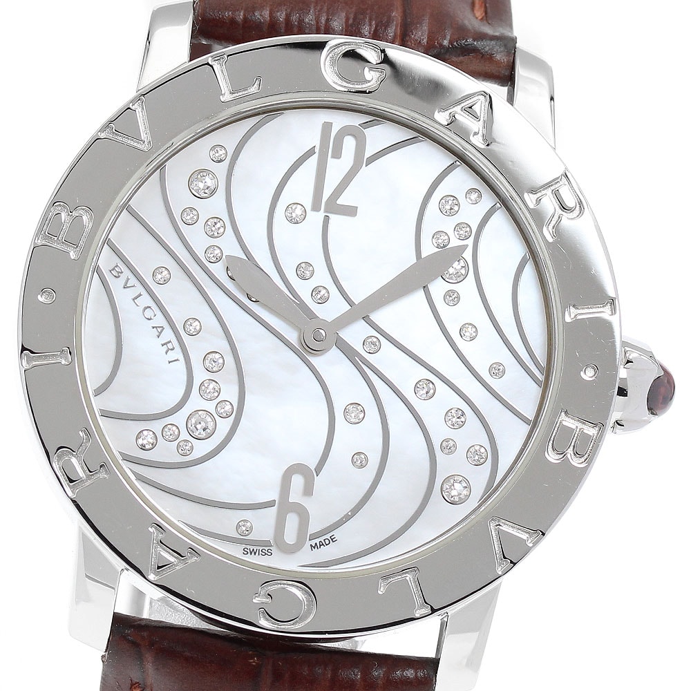 ☆良品  ブルガリ ブルガリブルガリ ダイヤ BBL37S メンズ 【中古】