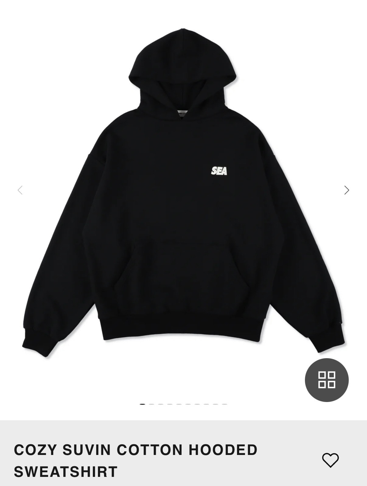 COZY SUVIN COTTON HOODED SWEATSHIRT