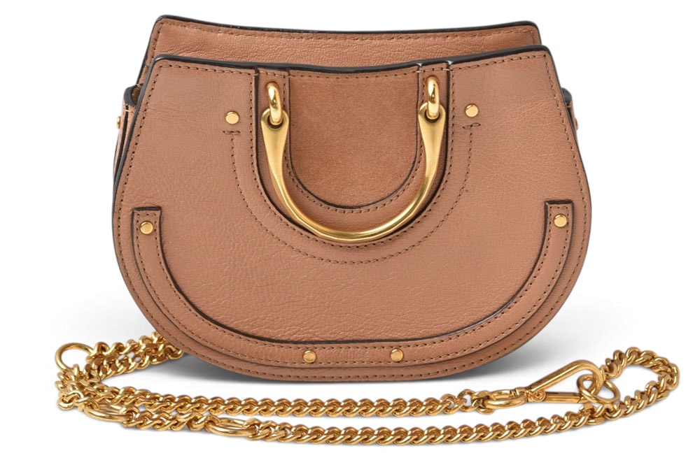 クロエ ハンドバッグ/チェーンショルダーバッグ Chloe ピクシー 2WAYバッグ ピンクベージュ レディース【中古】