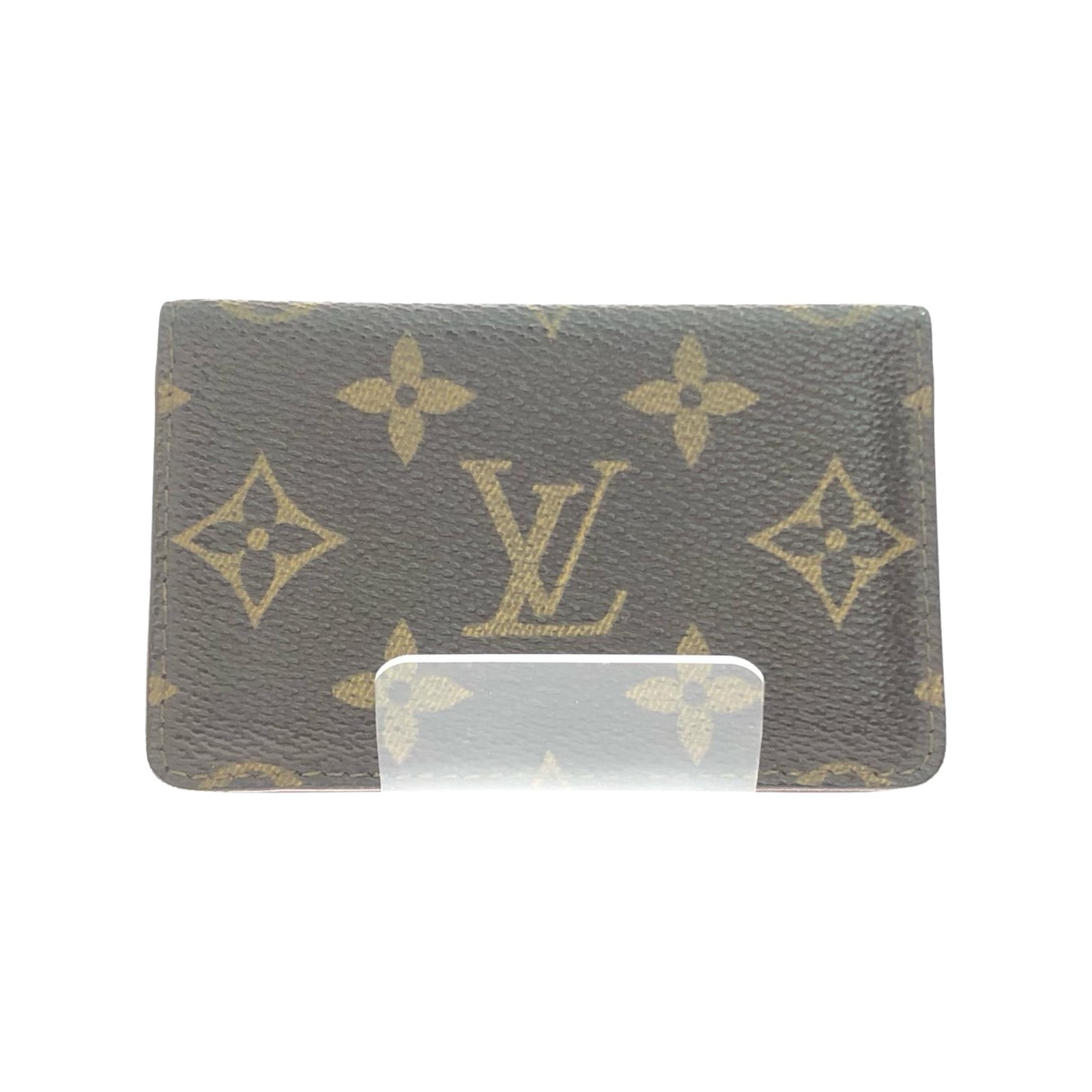 LOUIS VUITTON ルイヴィトン ユニセックス カードケース 名刺入れ モノグラム ポシェット カルト ヴィジット M56362 ブラウン
