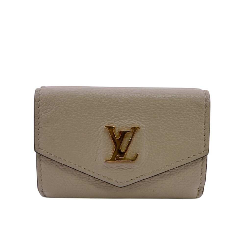 ルイヴィトン LOUIS VUITTON 三つ折り財布 ロックミー ポルトフォイユ・ロックミニ ミニ財布 コンパクトウォレット M69340 ベージュ