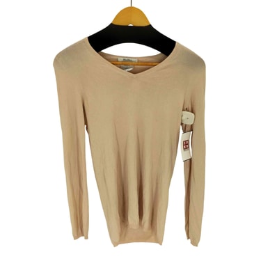 白タグ vネックサマーニット【1142331190629】