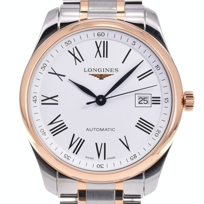 ロンジン LONGINES L2.908.4 マスターコレクション 裏スケ デイト 自動巻き メンズ 極美品 箱・保証書付き C#147110