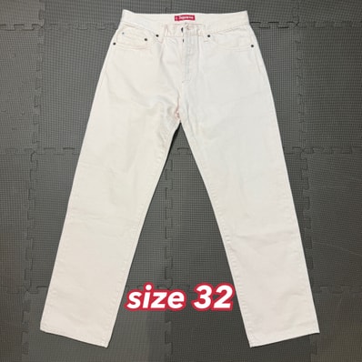 Supreme Regular Jean (25FW) "Pale Pink"