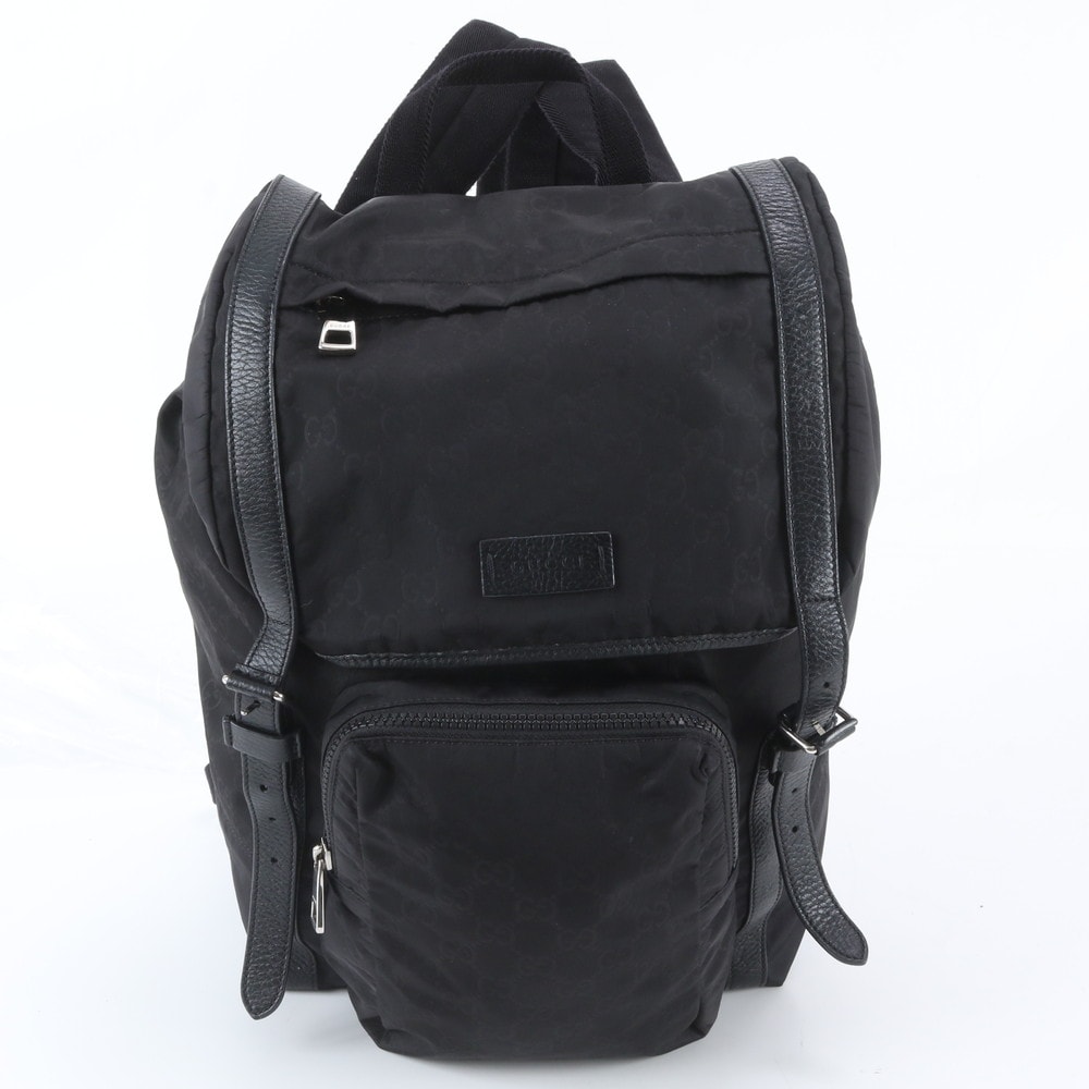 ■極美品 グッチ GG ナイロン 510336 リュックサック