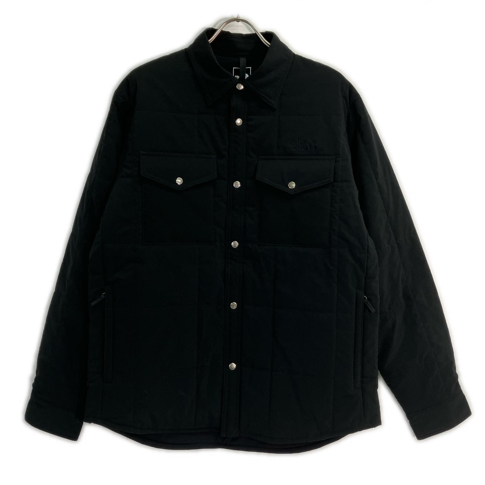 ノースフェイス 23年 NY82331 ブラック Meadow Warm Shirt メドウウォームシャツ L