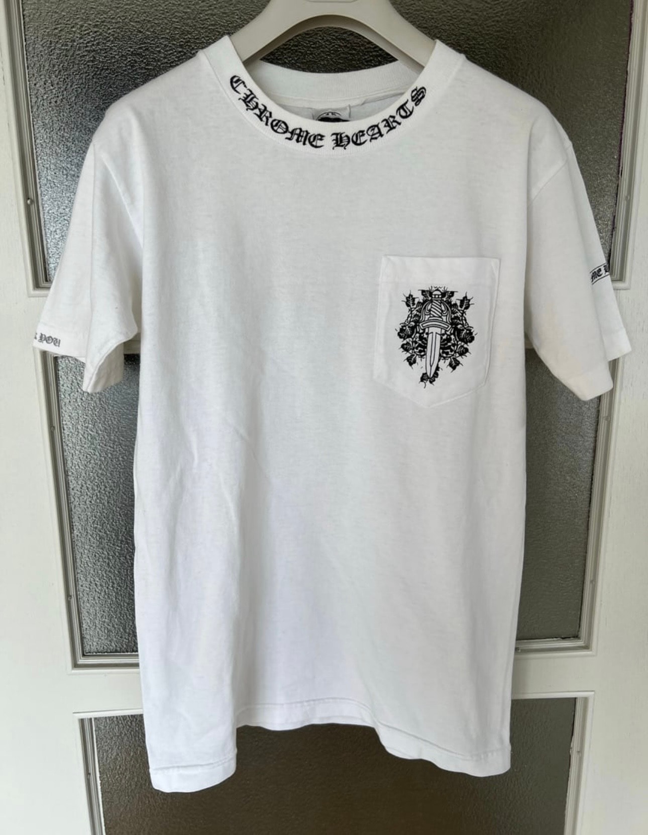 Chrome Hearts Scroll Logo T-shirt "White"